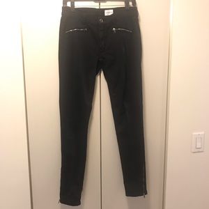 Club Monaco Black Denim Cigarette Leg Pants
